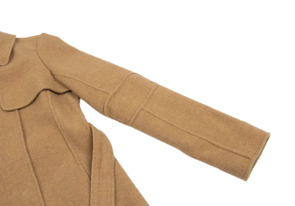 TSUMORI CHISATO Melton Wool Snap-Button Belted Coat K-173078_006