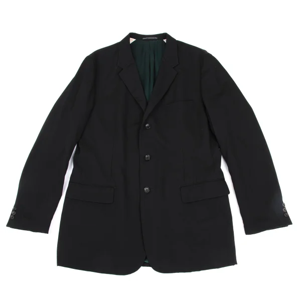 Y's for men Wool Gaba Reversible Jacket Black,Green 5 K-173081_001