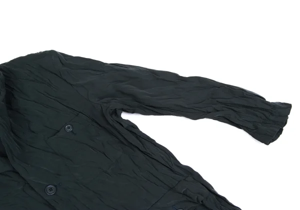 ISSEY MIYAKE Wrinkled Pleats Stand-Collar Jacket K-173083_007