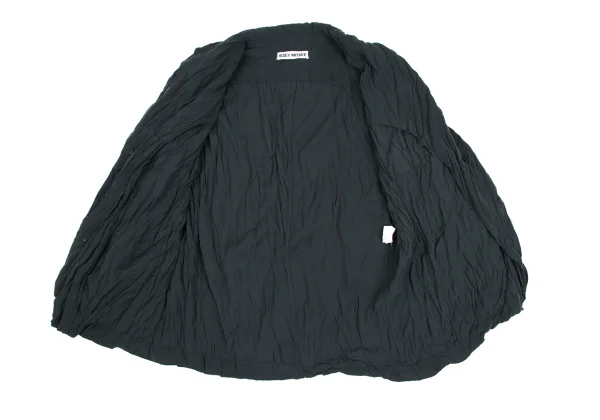 ISSEY MIYAKE Wrinkled Pleats Stand-Collar Jacket K-173083_012