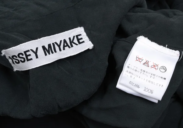 ISSEY MIYAKE Wrinkled Pleats Stand-Collar Jacket K-173083_016