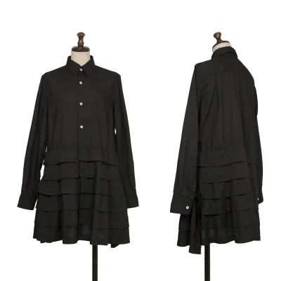 COMME des GARCONS Poly Tiered Long Shirt