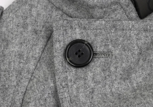 Jean Paul GAULTIER CLASSIQUE Wool Blend Belted Double Coat K-173086_004