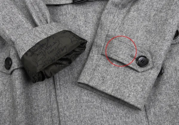 Jean Paul GAULTIER CLASSIQUE Wool Blend Belted Double Coat K-173086_007
