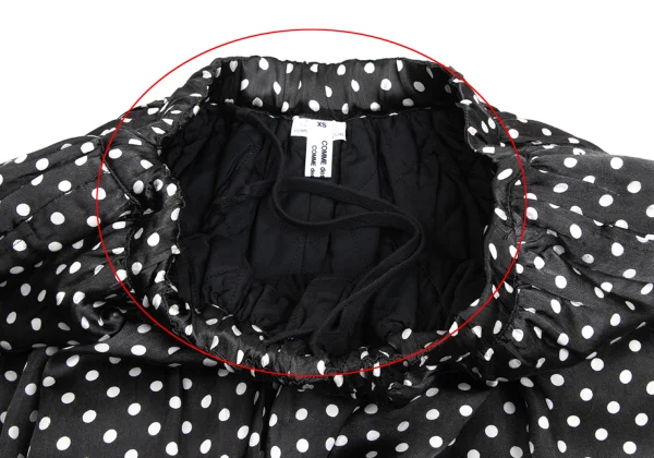 COMME des GARCONS Quilted-Lining Padded Dot Shorts K-173087_011