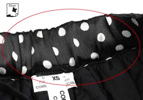 COMME des GARCONS Quilted-Lining Padded Dot Shorts K-173087_012
