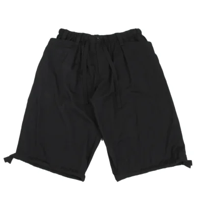 Yohji Yamamoto POUR HOMME Wool Gabardine Drawstring Wide Pants