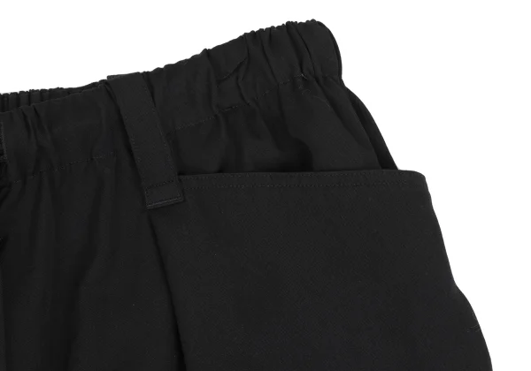 Yohji Yamamoto POUR HOMME Wool Gabardine Drawstring Wide Pants K-173088_007