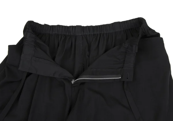 Yohji Yamamoto POUR HOMME Wool Gabardine Drawstring Wide Pants K-173088_008