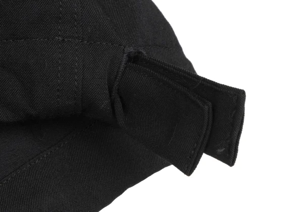 Yohji Yamamoto POUR HOMME Wool Gabardine Drawstring Wide Pants K-173088_012