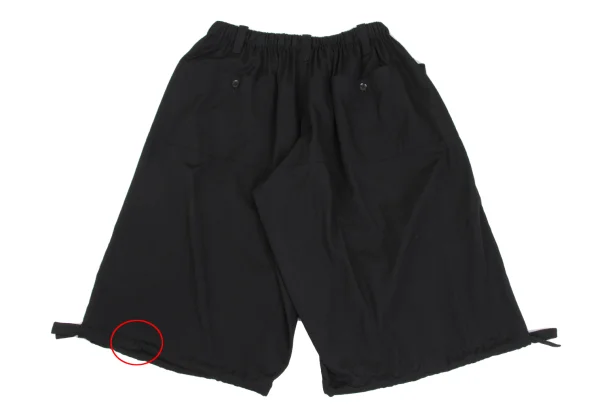 Yohji Yamamoto POUR HOMME Wool Gabardine Drawstring Wide Pants K-173088_013