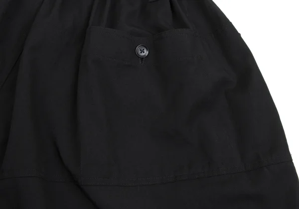 Yohji Yamamoto POUR HOMME Wool Gabardine Drawstring Wide Pants K-173088_015