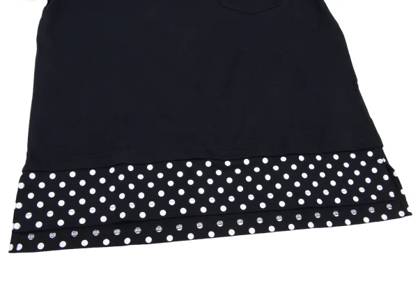 COMME des GARCONS HOMME Hem Dot Switching T-shirt K-173089_006
