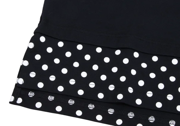 COMME des GARCONS HOMME Hem Dot Switching T-shirt K-173089_007