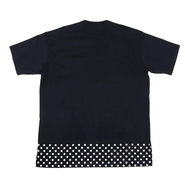COMME des GARCONS HOMME Hem Dot Switching T-shirt K-173089_009