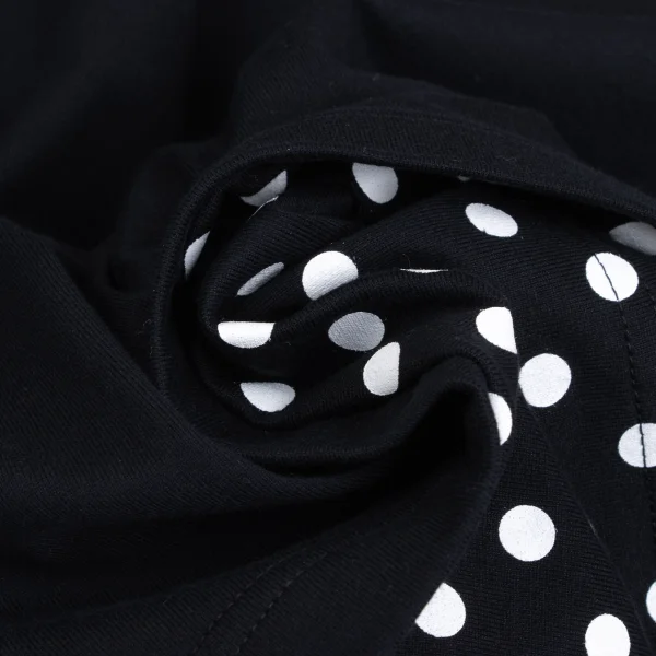 COMME des GARCONS HOMME Hem Dot Switching T-shirt K-173089_010
