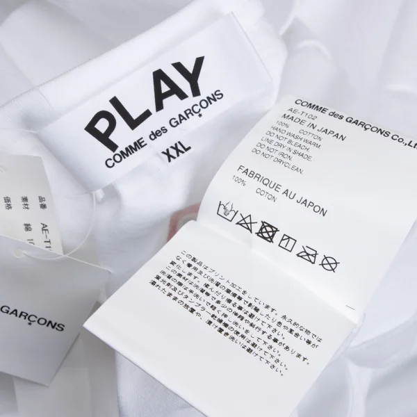 PLAY COMME des GARCONS Logo Printed T-shirt K-173090_012