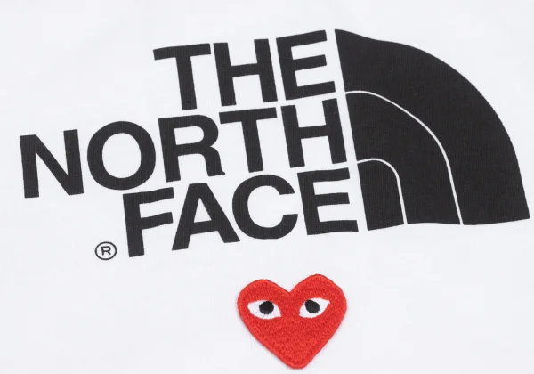 PLAY COMME des GARCONS×THE NORTH FACE Logo Printd T-shirt K-173091_006