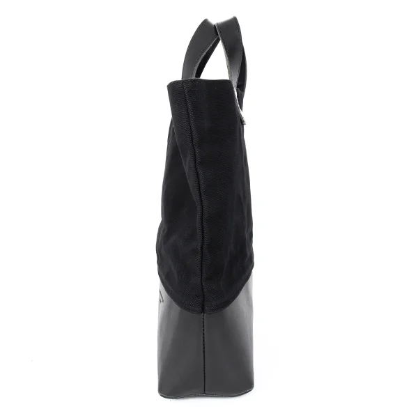 COMME des GARCONS HOMME Leather Switching Canvas Tote Bag K-173092_003