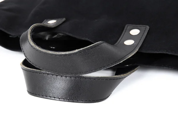 COMME des GARCONS HOMME Leather Switching Canvas Tote Bag K-173092_012