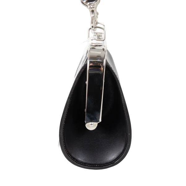 COMME des GARCONS Clasp Closure Design Leather Shoulder Bag K-173095_004