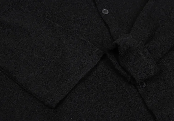 Yohji Yamamoto FEMME Wool Silk Asymmetrical Knit Cardigan K-173100_008