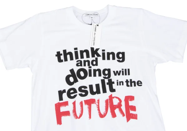 COMME des GARCONS Message Print T Shirt K-173101_002