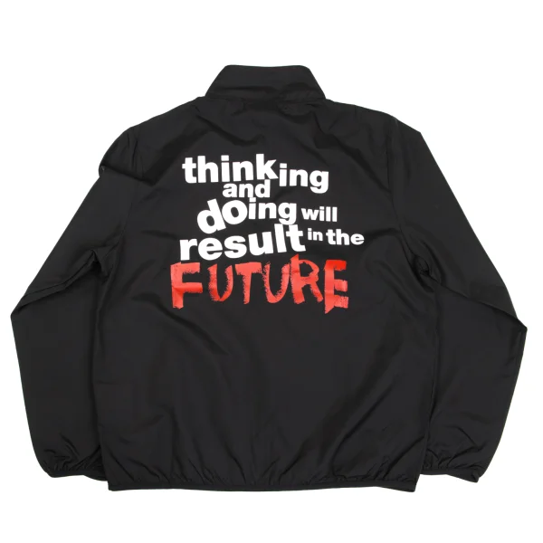 COMME des GARCONS Back Message Print Zip Up Jacket K-173102_002
