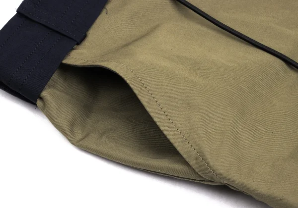 sacai Cotton Linen Bicolor Drawstring Pants K-173105_006
