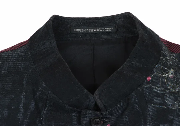 Yohji Yamamoto POUR HOMME Indra Patterned Vest K-173110_003
