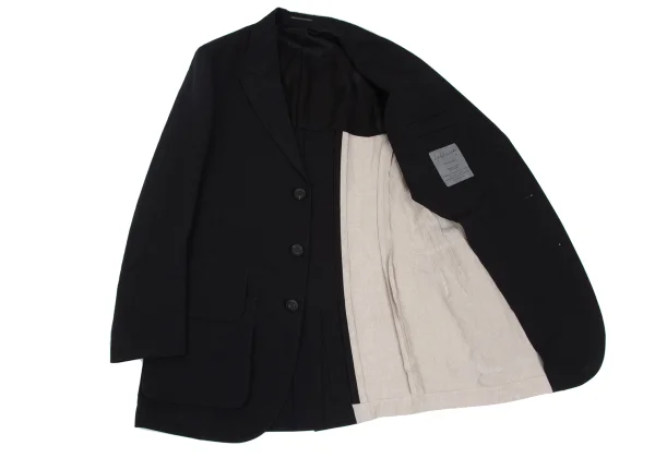 Yohji Yamamoto POUR HOMME Linen Switching Jacket K-173112_012