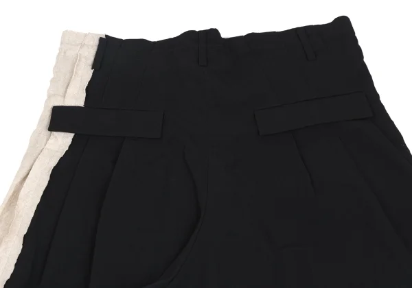 Yohji Yamamoto POUR HOMME Linen Switching Pants K-173113_013