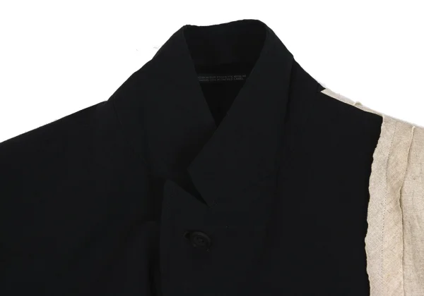 Yohji Yamamoto POUR HOMME Linen Switching Jacket & Pants K-173114_004