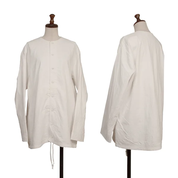 ASHA BY MDS Embroidery Collarless Jacket White M K-173116_001