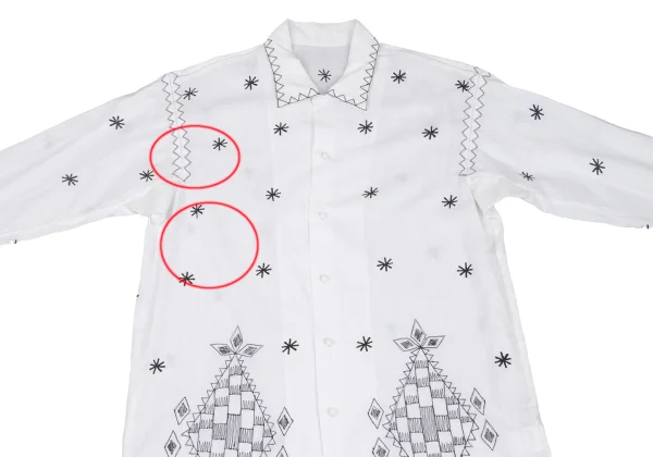ASHA BY MDS Graphic Embroidery Print Blouse K-173126_003