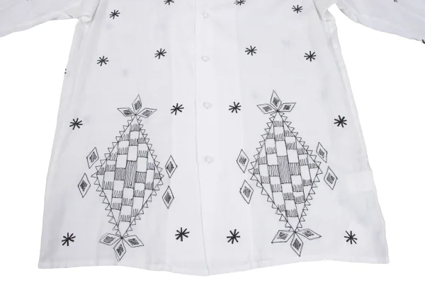 ASHA BY MDS Graphic Embroidery Print Blouse K-173126_011