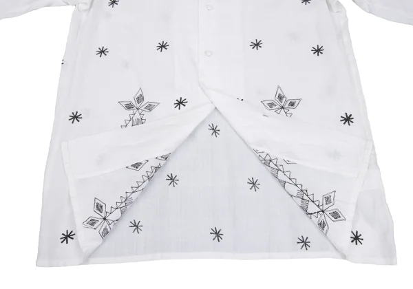 ASHA BY MDS Graphic Embroidery Print Blouse K-173126_014