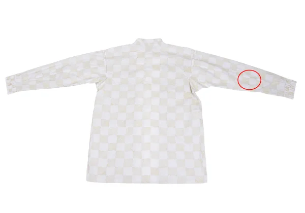 ASHA BY MDS Check Embroidery Stand-collar Blouse K-173129_013