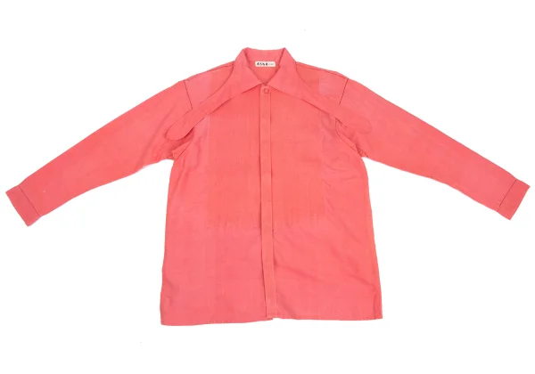 ASHA BY MDS Zigzag Stitch Tie-Neck Blouse K-173131_002