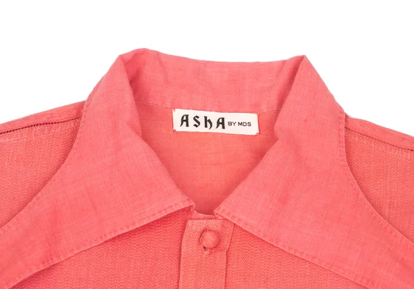 ASHA BY MDS Zigzag Stitch Tie-Neck Blouse K-173131_004