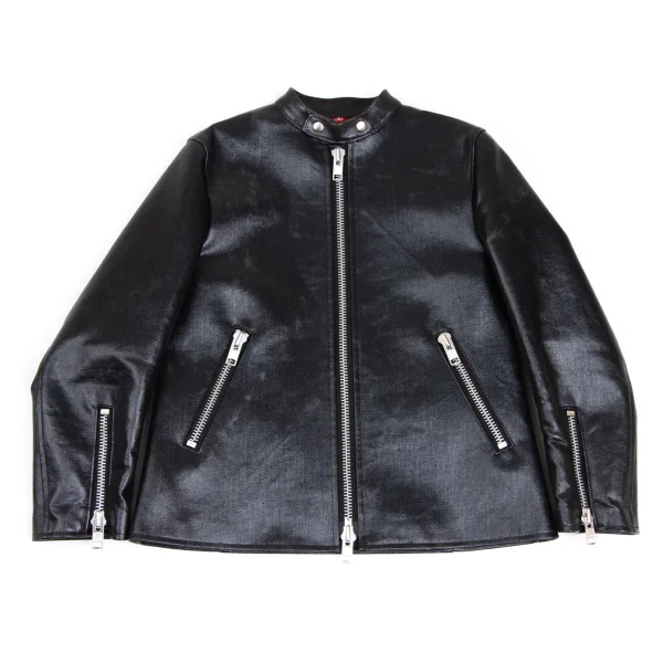 tricot COMME des GARCONStricot Special Coating Cotton Single Motorcycle jacket K-173139_002