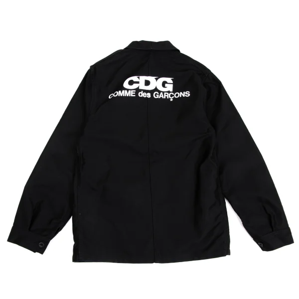 CDG Cotton Back Logo Print Coverall Jacket K-173141_002