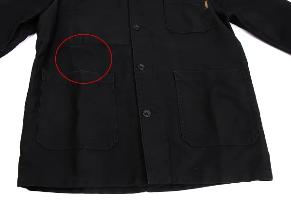 CDG Cotton Back Logo Print Coverall Jacket K-173141_016