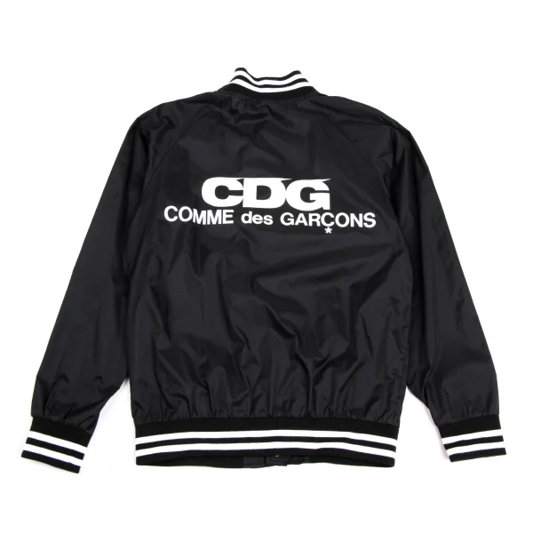 CDG Nylon Back Logo Print Varsity Jacket K-173142_002