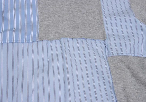 COMME des GARCONS HOMME Cotton Stripe Switching Long Sleeve T-shirt K-173144_004