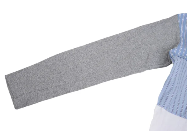 COMME des GARCONS HOMME Cotton Stripe Switching Long Sleeve T-shirt K-173144_005