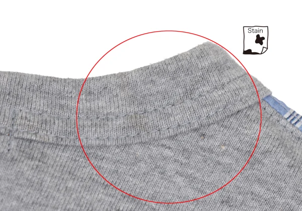 COMME des GARCONS HOMME Cotton Stripe Switching Long Sleeve T-shirt K-173144_010