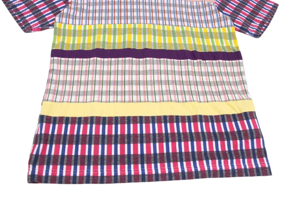 COMME des GARCONS HOMME Multi Checker T-shirt K-173145_005