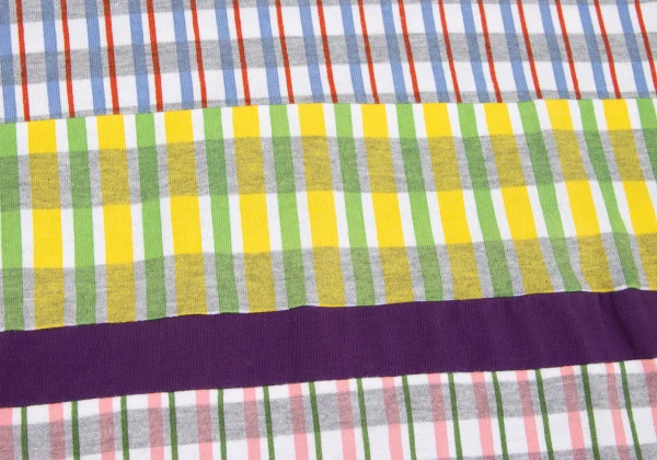 COMME des GARCONS HOMME Multi Checker T-shirt K-173145_007