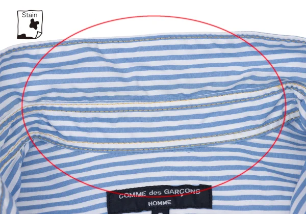COMME des GARCONS HOMME Cotton Stripe Long Sleeve Shirt K-173146_007
